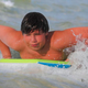 Image for article titled Beefy Little Boy On Boogie Board Misses Fourth Wave In A Row
